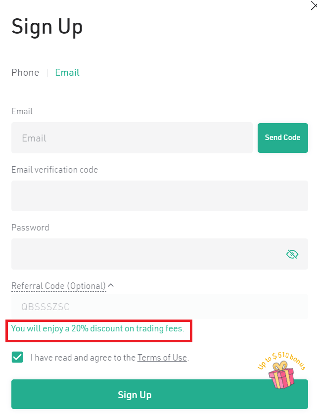 KuCoin Futures Referral Code bewijs